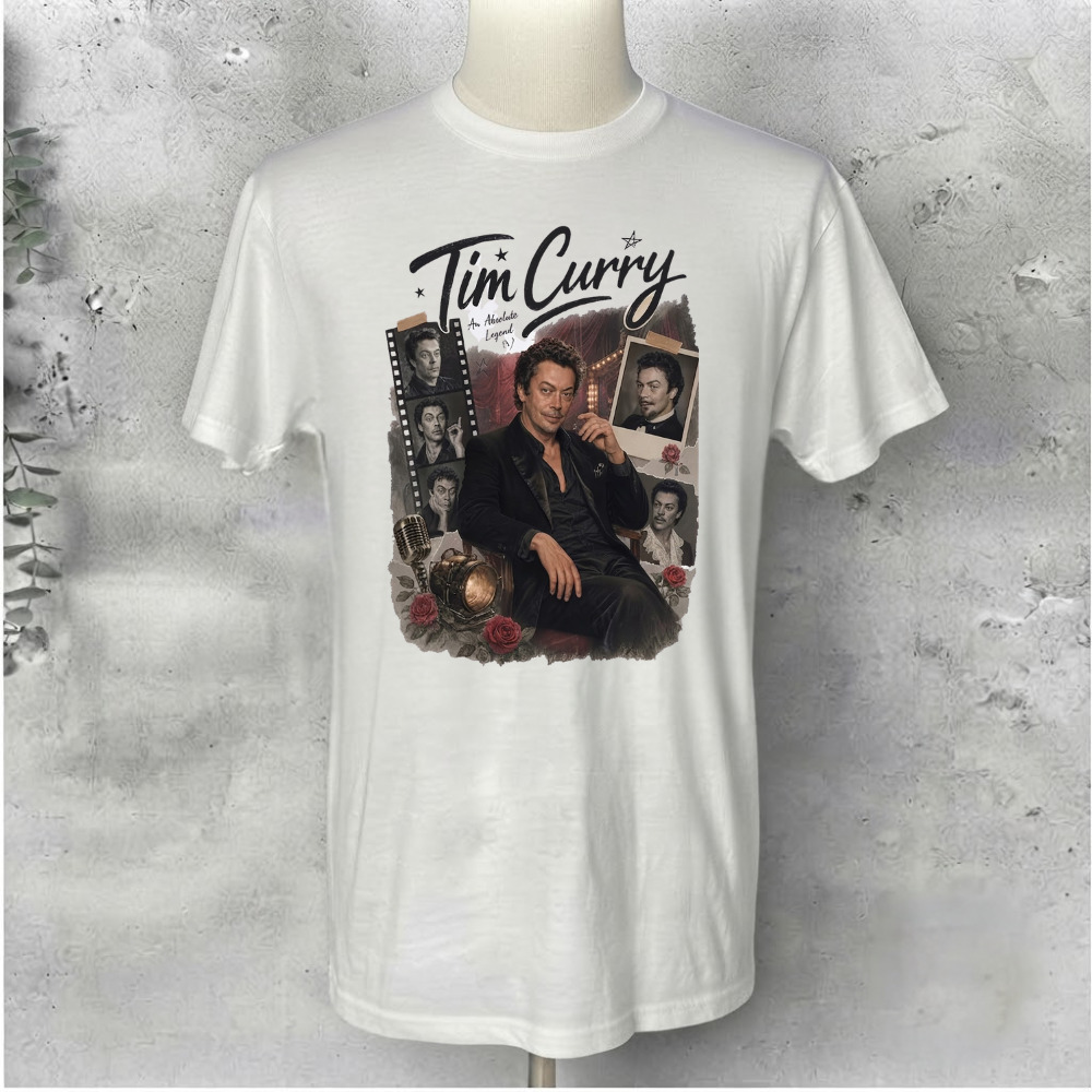 Tim Curry An Absolute Legend Collage Memories graphic  T-Shirt